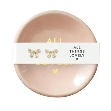 Ceramic Tray and Earring Set - All Things Lovely
