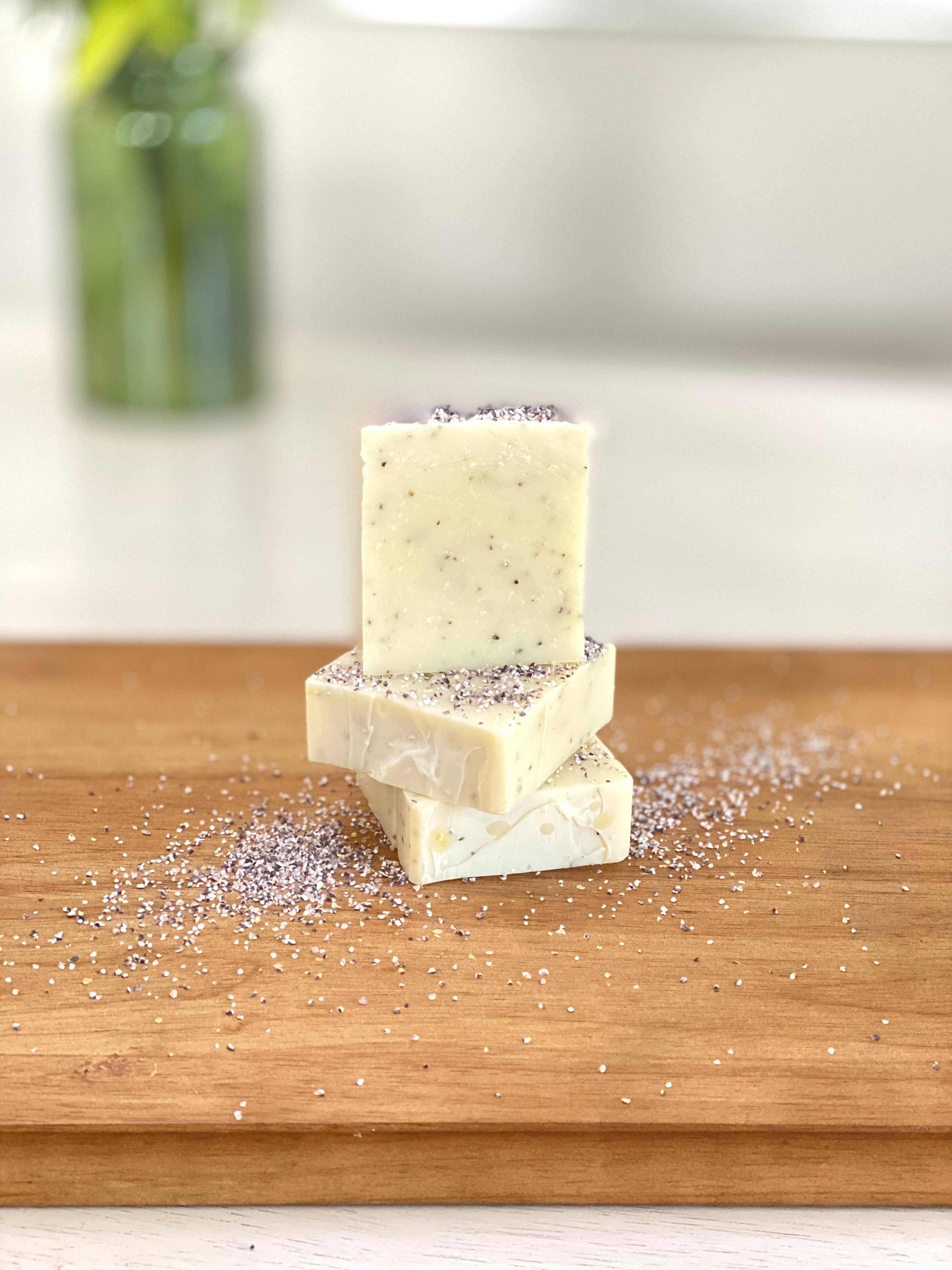 5 oz Sea Island Blue Grits Handcrafted Soap