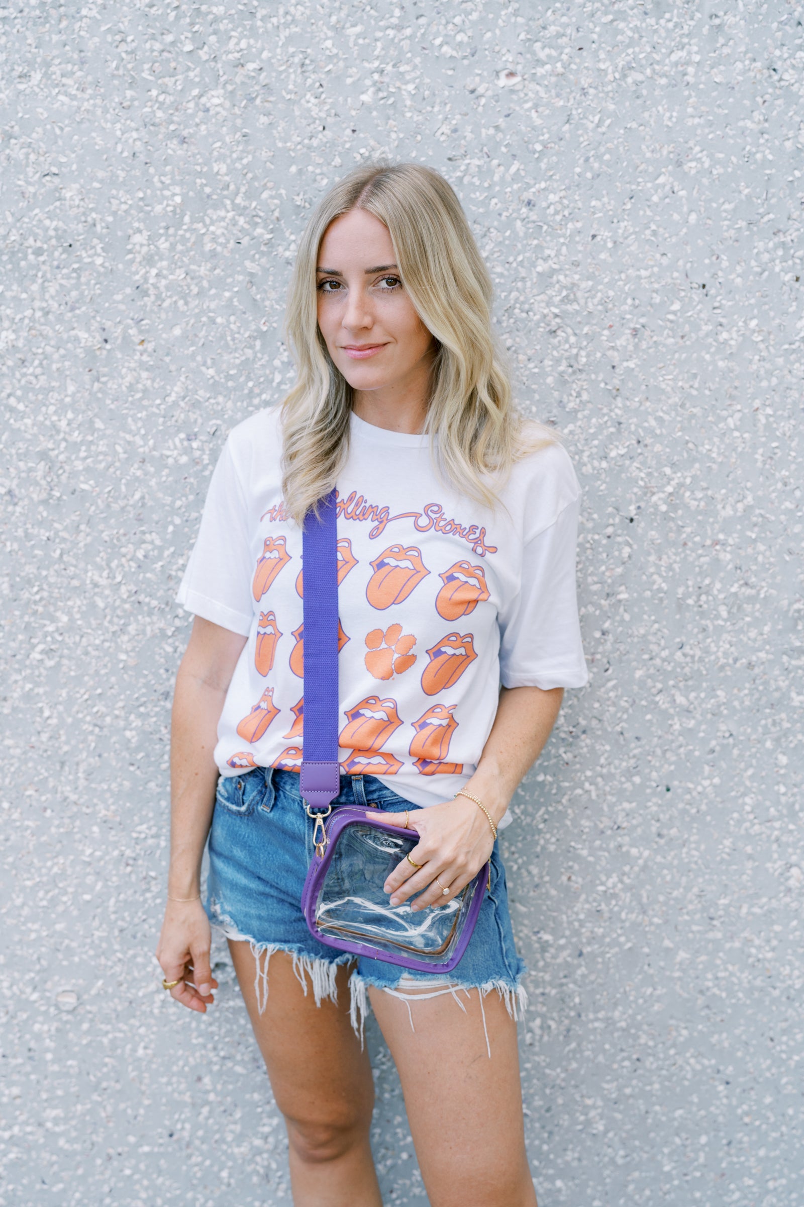 Rolling Stones Clemson Tigers  Tee