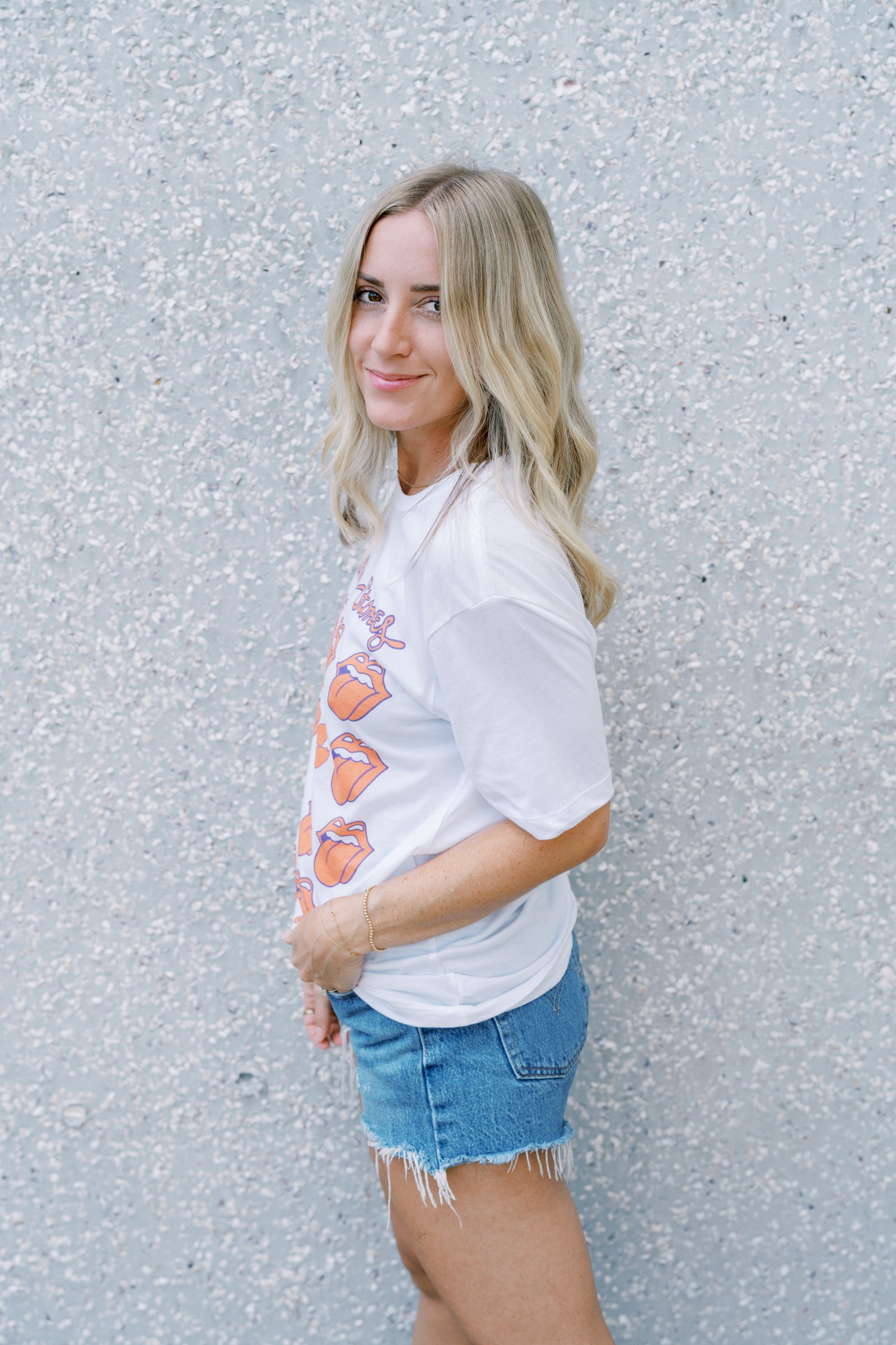 Rolling Stones Clemson Tigers  Tee