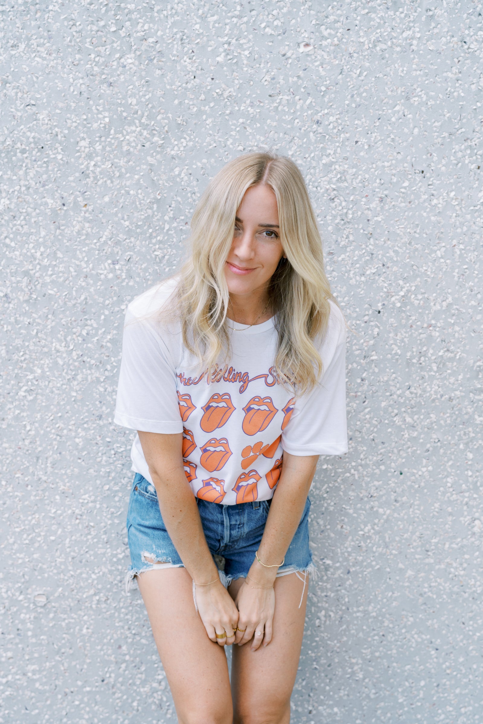 Rolling Stones Clemson Tigers  Tee