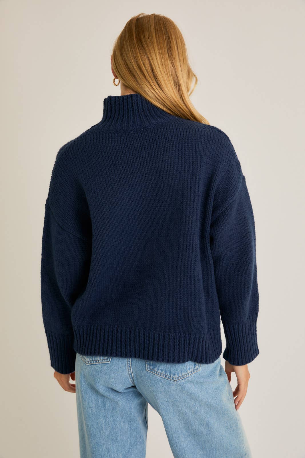 High Neck Oversized Sweater