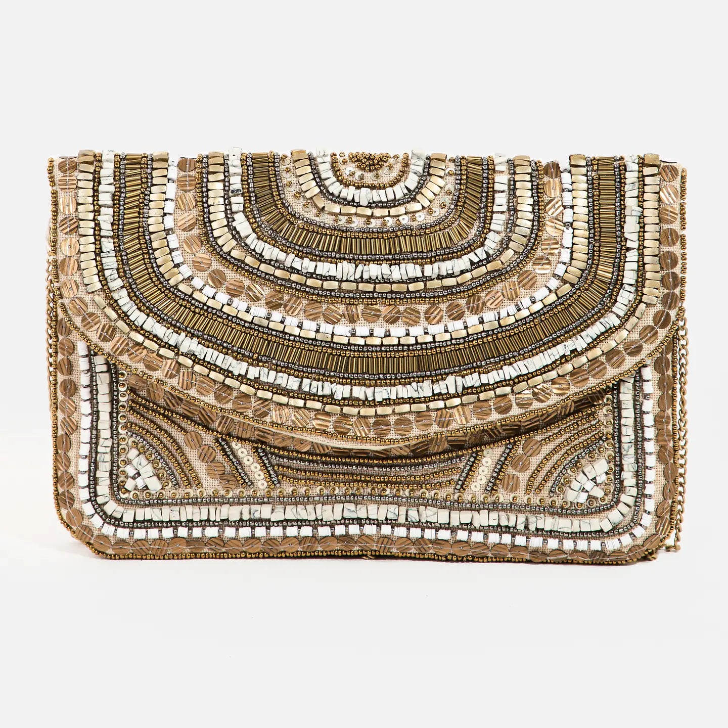 Boho Seeded Clutch