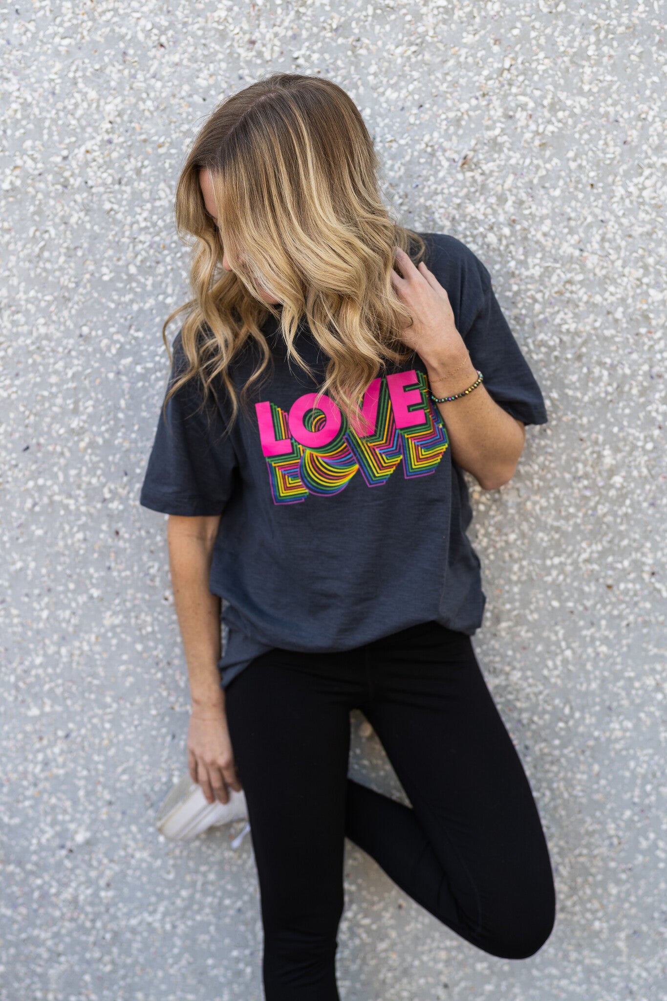 Love Rainbow Boyfriend Tee