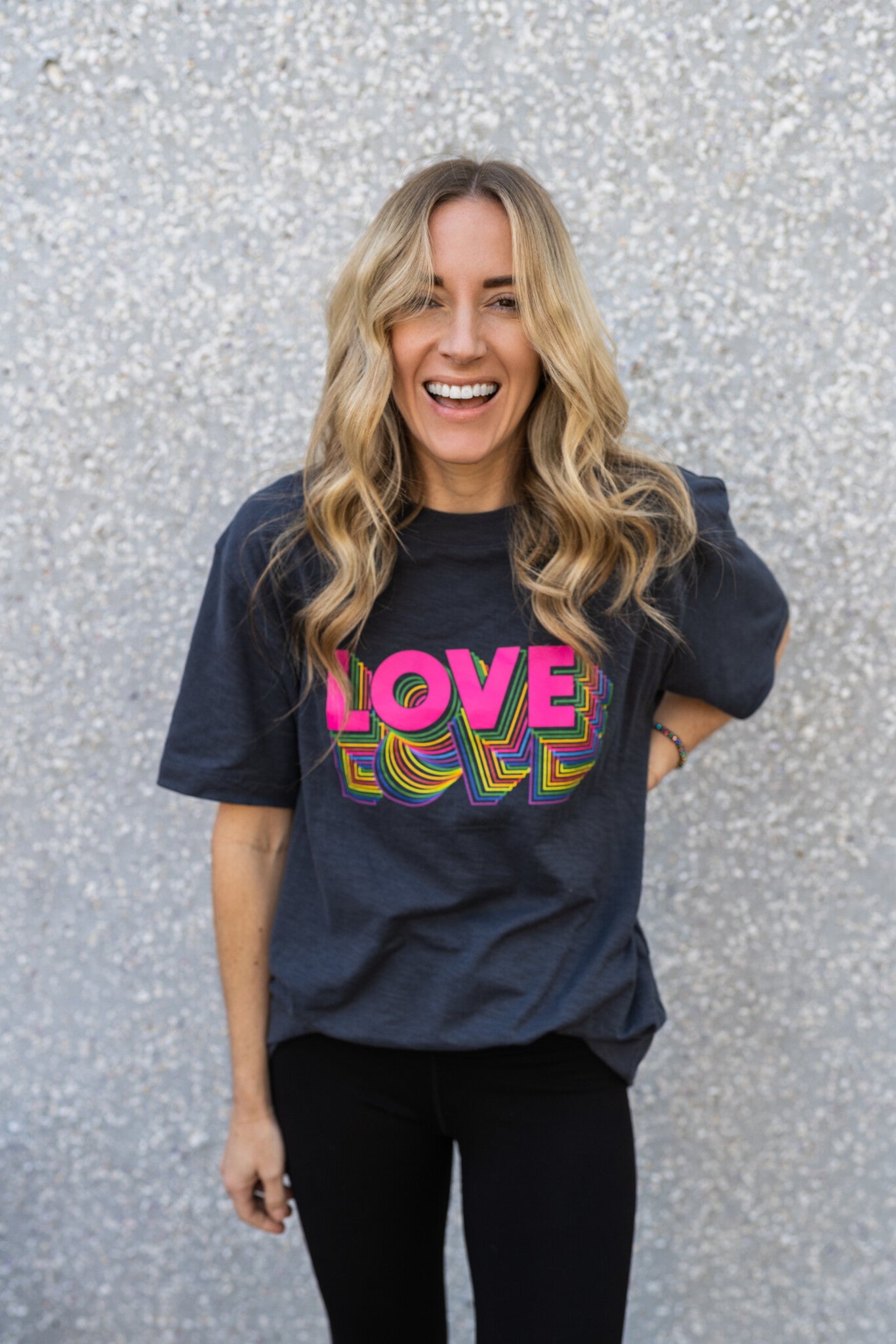 Love Rainbow Boyfriend Tee
