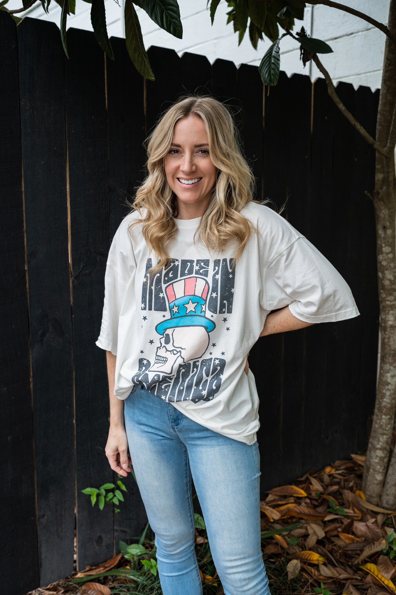 Made In America Graphic Oversized Tee