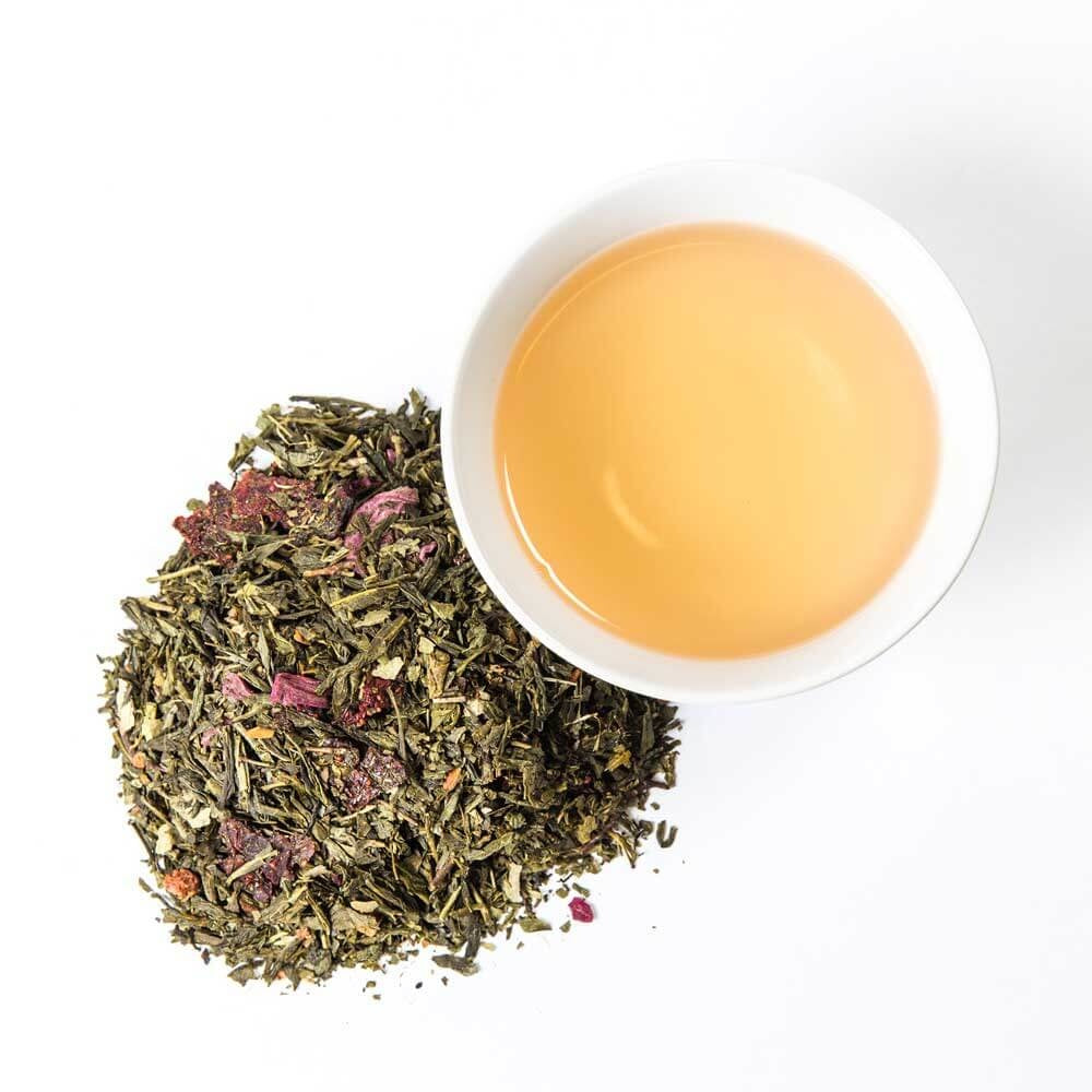 Glass Jar of Loose Leaf Tea