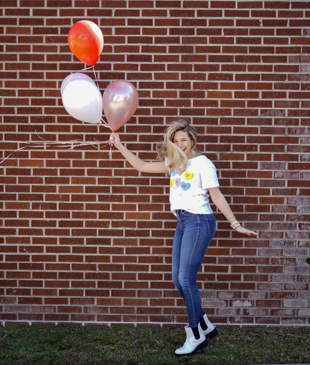 Candy Hearts Loose Tee