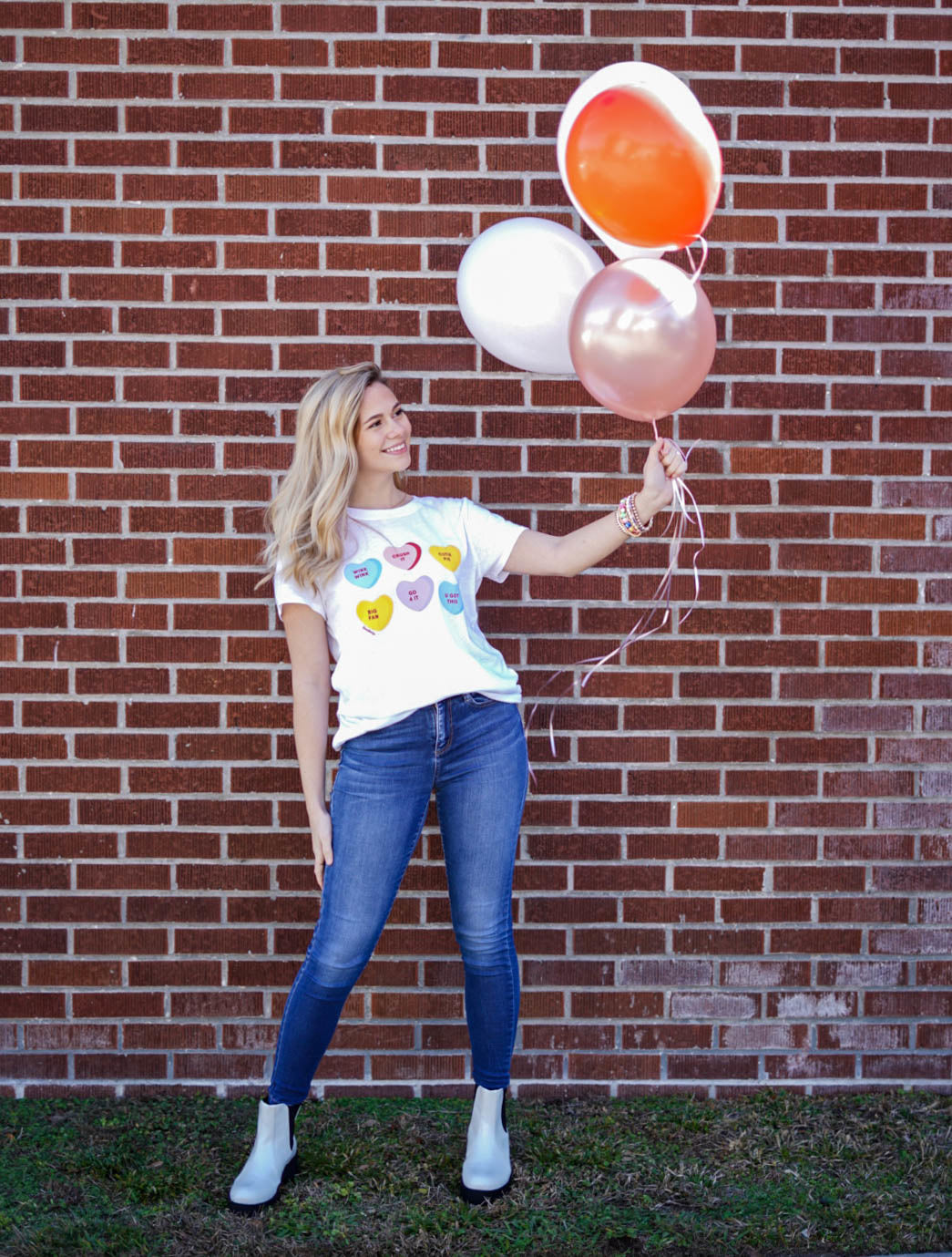 Candy Hearts Loose Tee